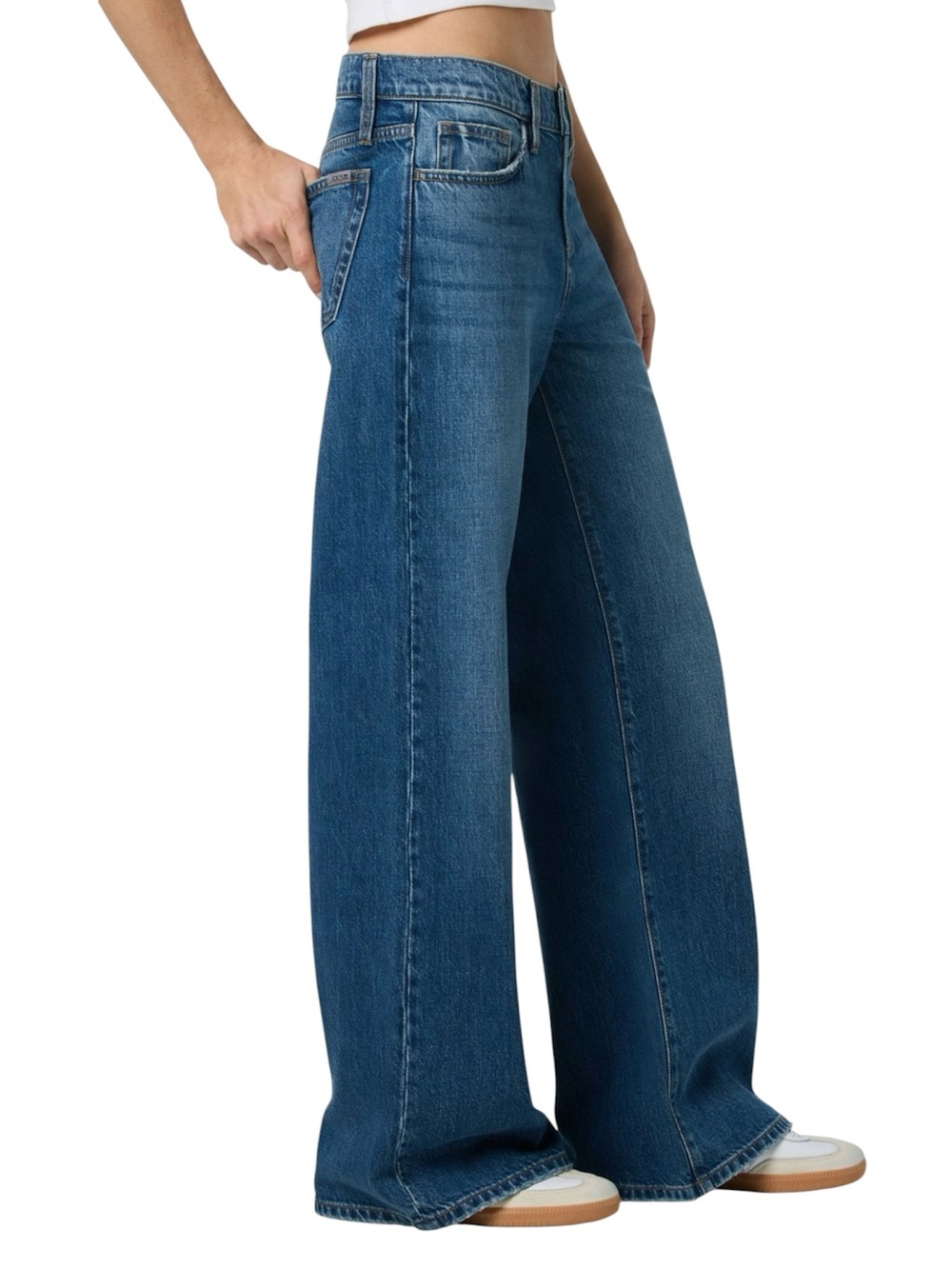 JOE’S JEANS Low Rise Wide Leg in Tokyo. Size 26. NWT - Picture 3 of 10